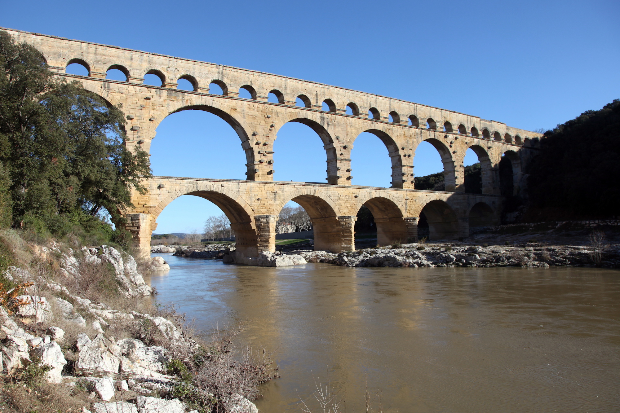 roman aqueducts map