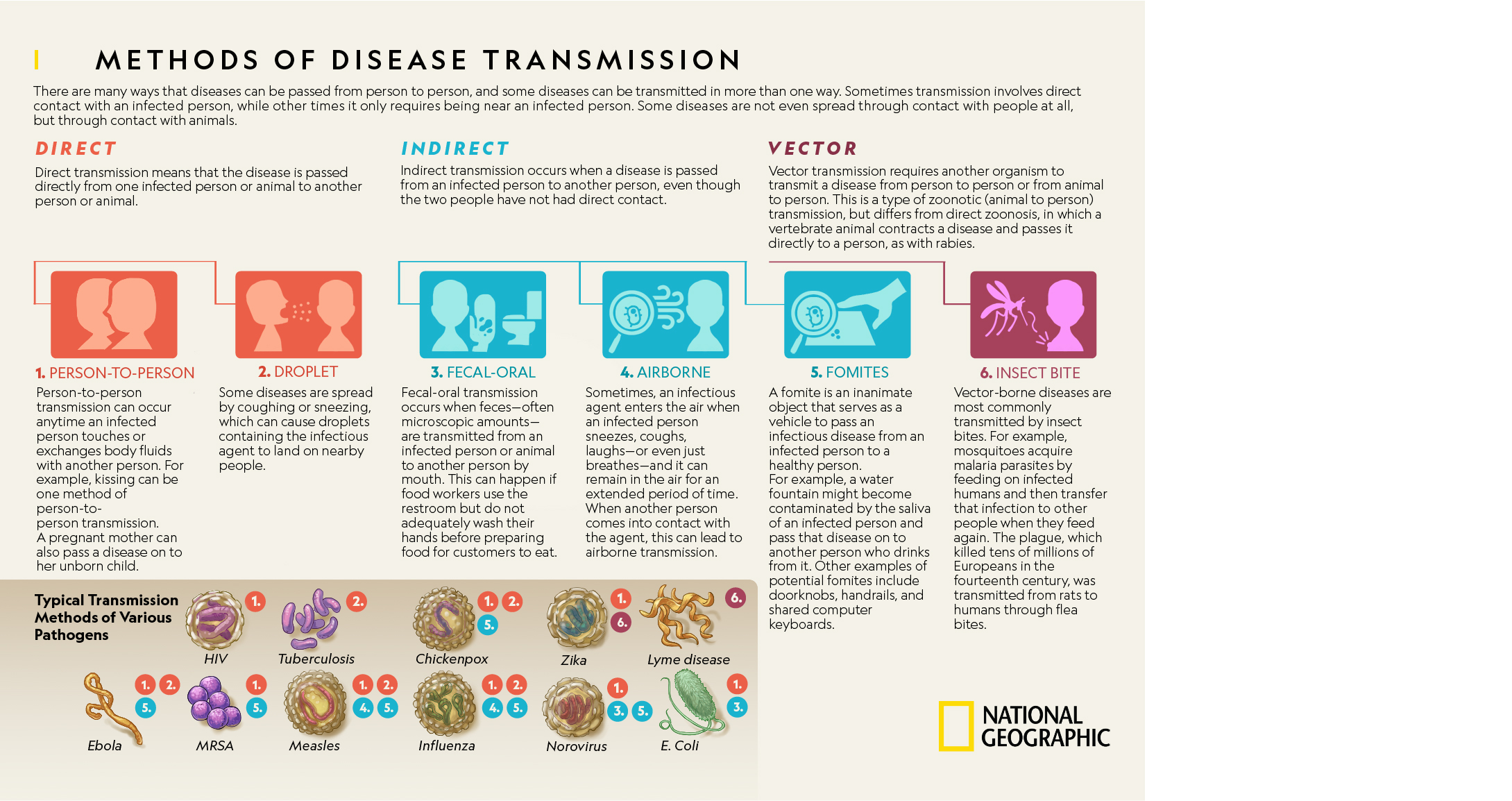 What Are The 4 Modes Of Transmission For Infectious Diseases