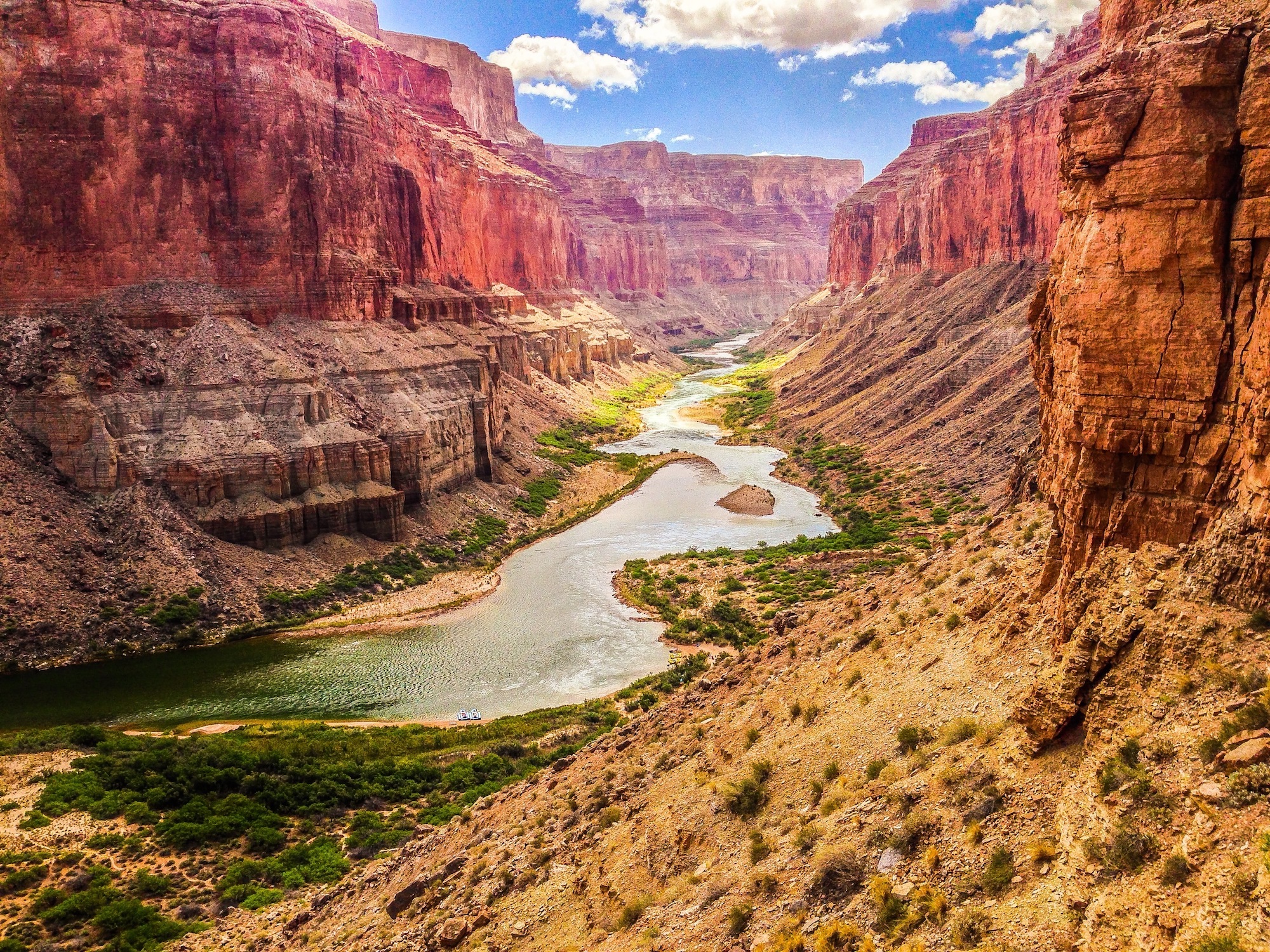 flowing water river