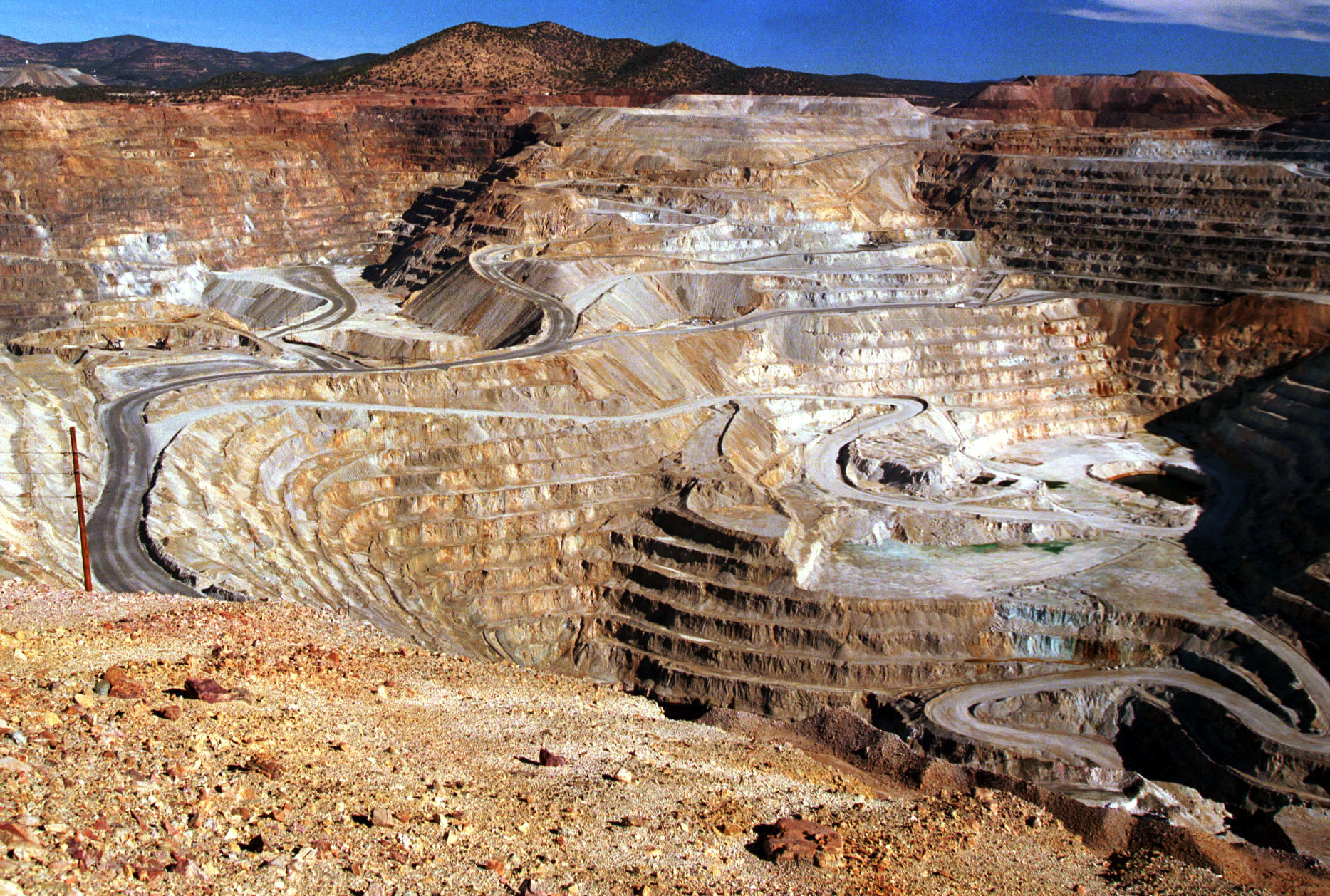 open pit mining