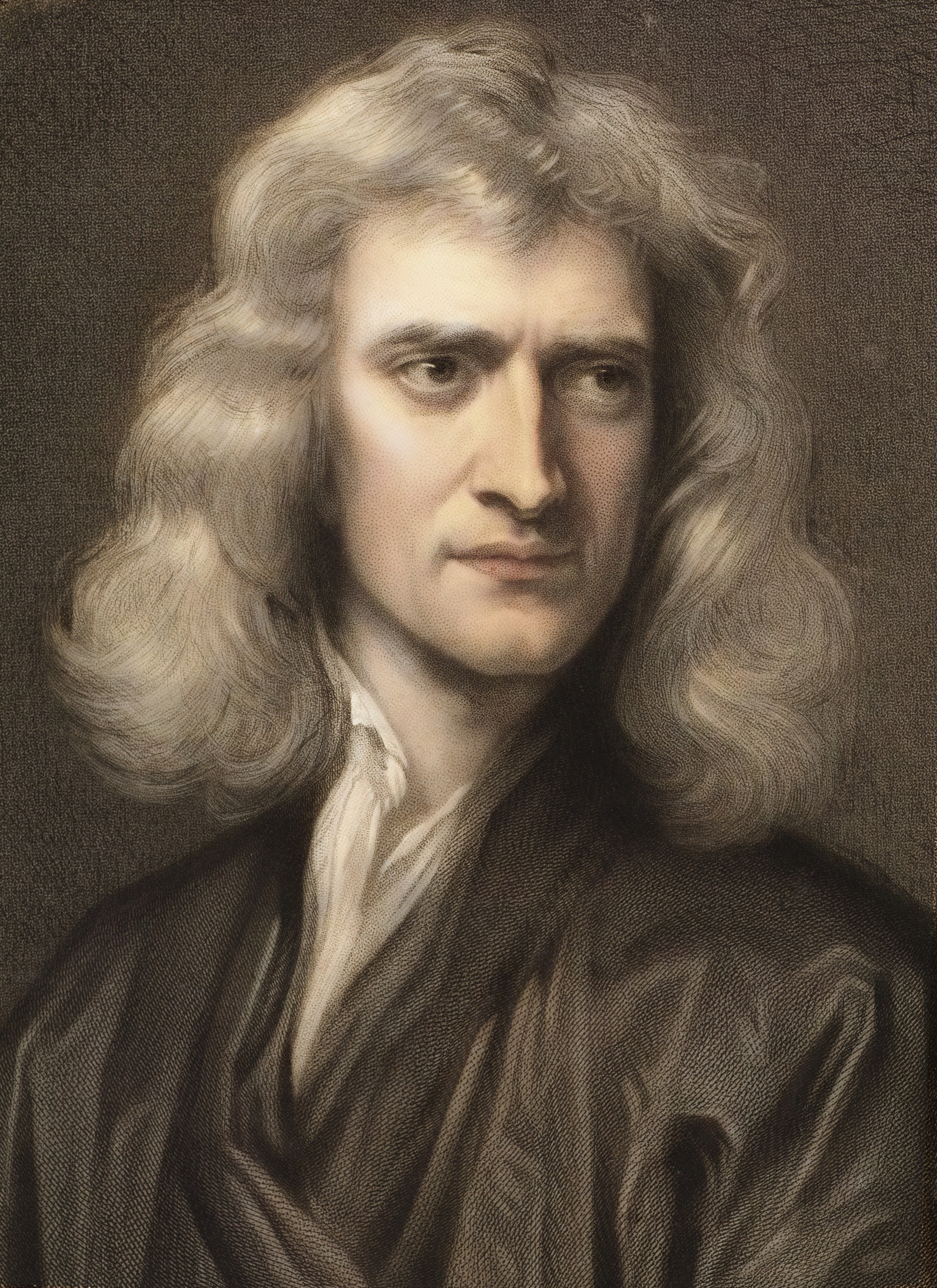 Easy Drawing Isaac Newton - YouTube