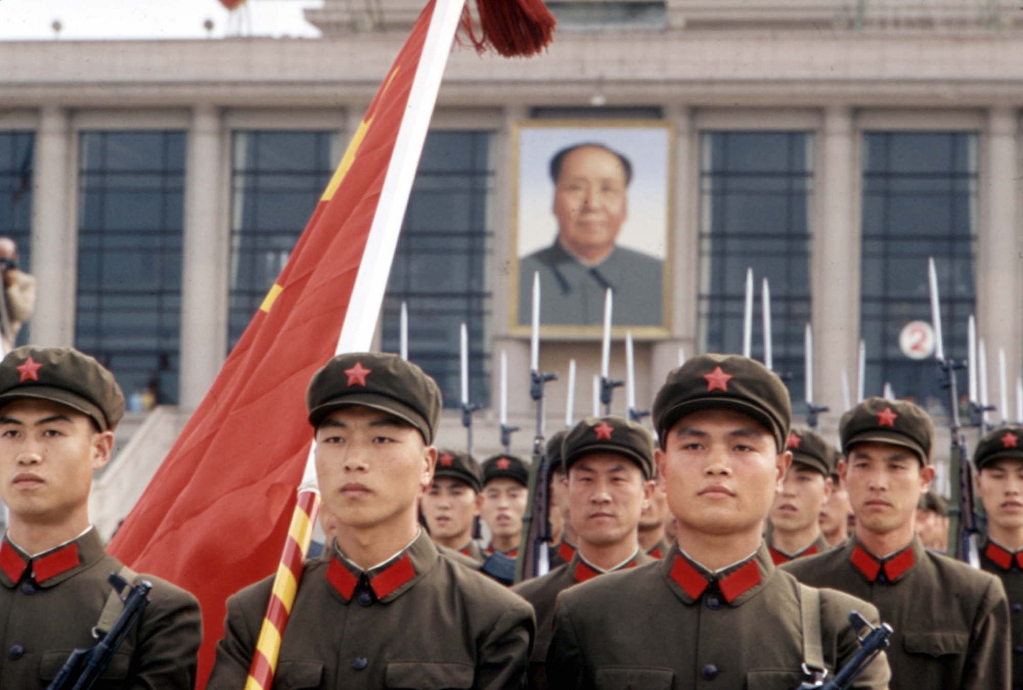 Soldiers Marching In Beijing 