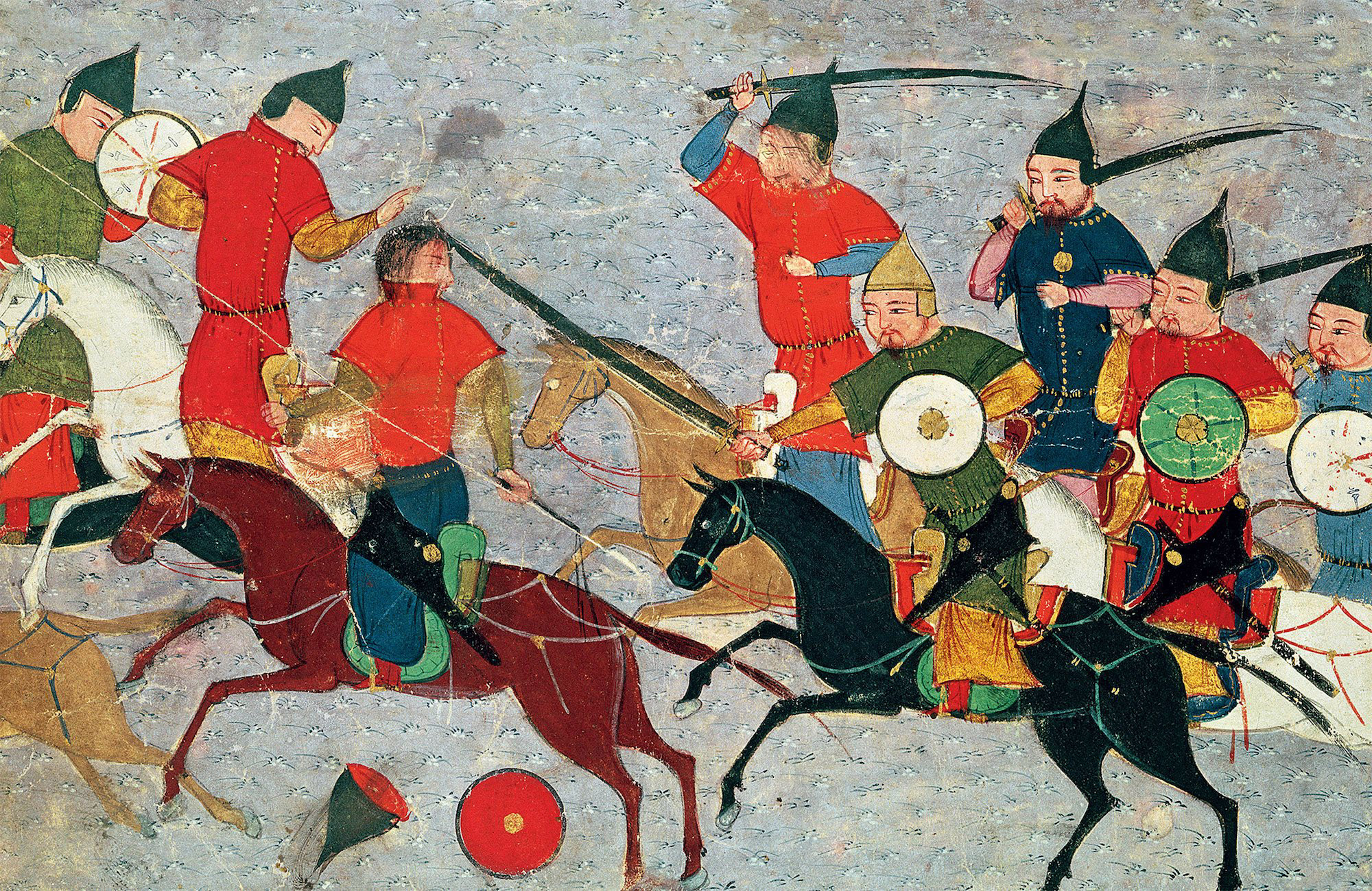 Conquerors And Culture   Genghis Khan Painting 