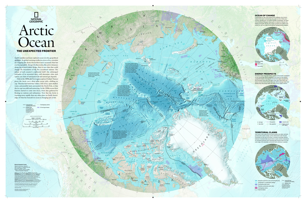 Arctic Ocean Map