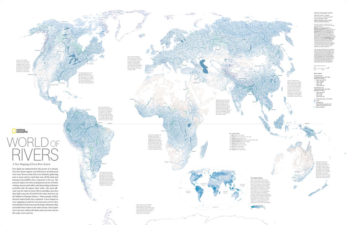 freshwater map of the world