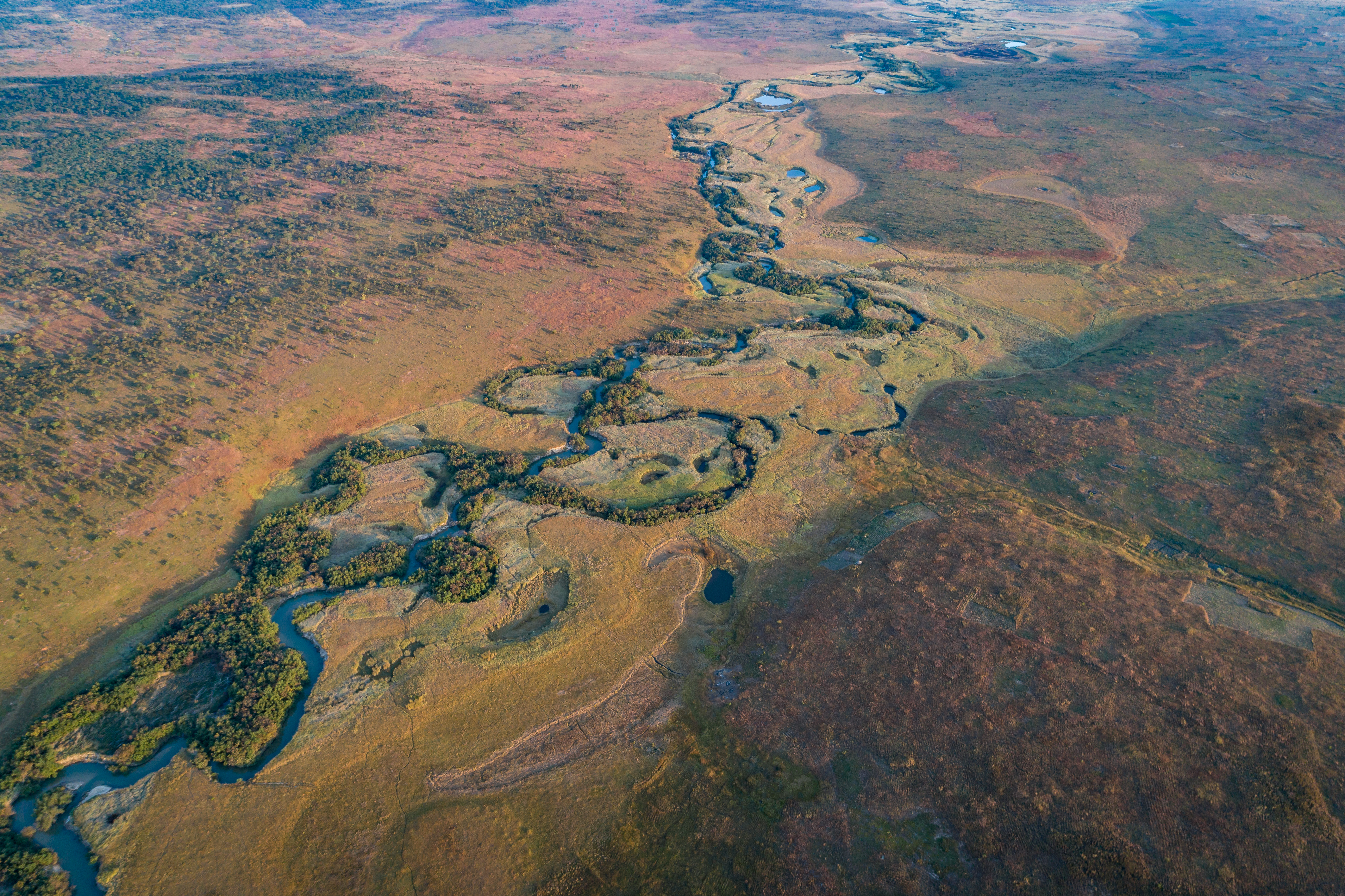 channel landform drawing